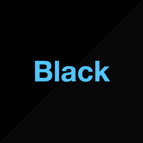 Black Shelving Colour Swash