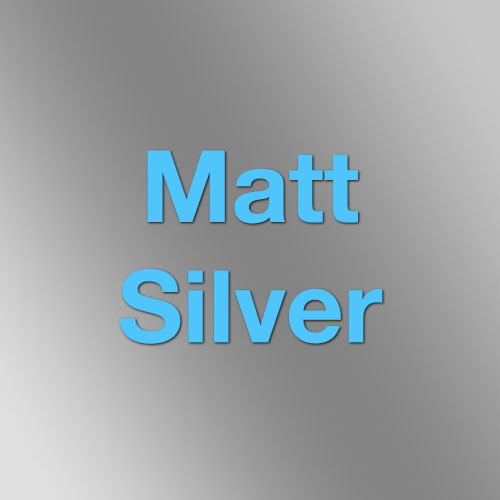 Matt Silver Shelving Colour Swash