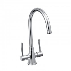 Cascade Chrome Sphere Monobloc Kitchen Sink Mixer Tap - 015.1120.3