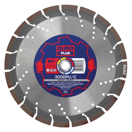Duro Plus DPU/C 300mm Diamond Blade - 20mm Bore