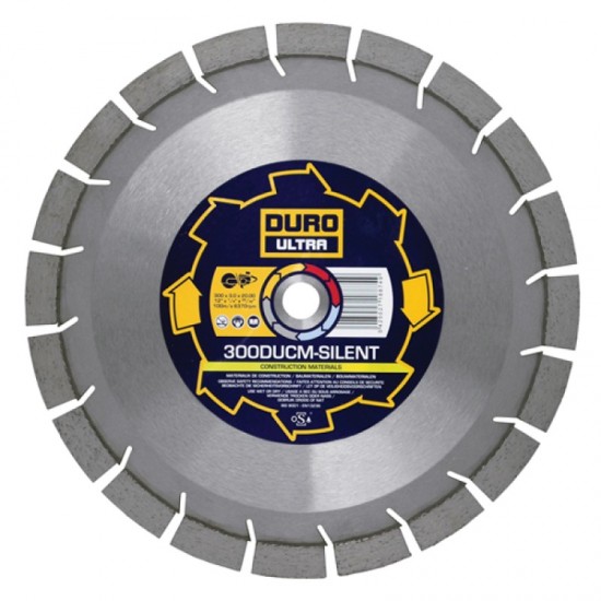 Duro Ultra DUCM-Silent 300mm Diamond Blade - 20mm Bore