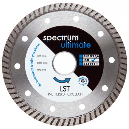 Spectrum LST 125mm Diamond Blade - 22.2mm Bore