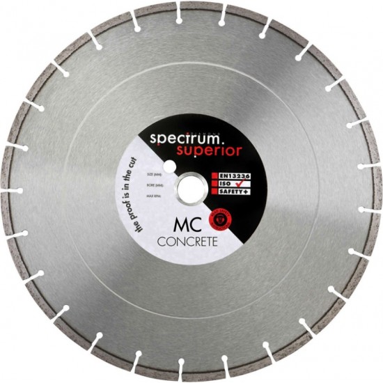 Spectrum MC 350mm Diamond Blade - 25.4mm Bore
