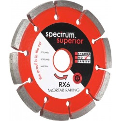 Spectrum RX6 125mm Diamond Blade - 22.2mm Bore