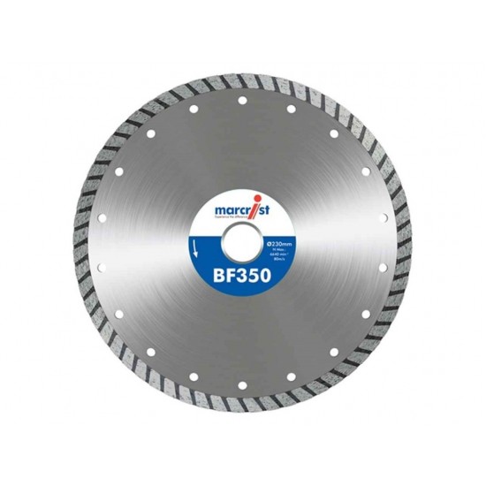 Marcrist BF350 230mm Diamond Blade - 22.2mm Bore