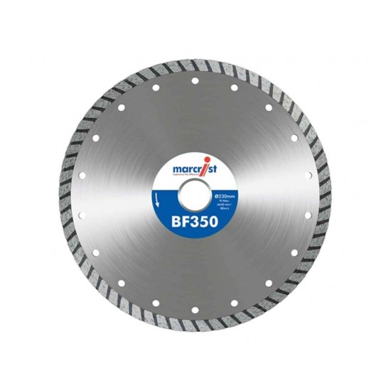 Marcrist BF350 230mm Diamond Blade - 22.2mm Bore