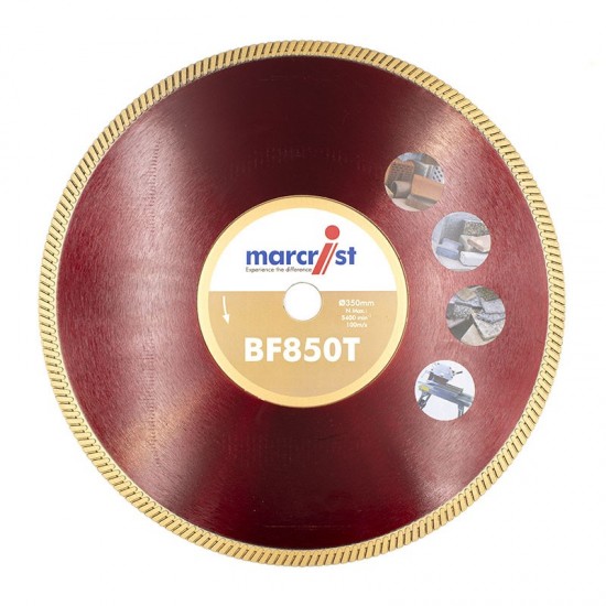 Marcrist BF850T 350mm Diamond Blade - 20mm Bore