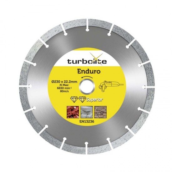 Marcrist Turbolite Enduro Superior 350mm Diamond Blade - 25.4mm Bore