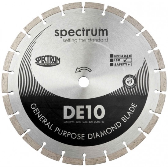 Spectrum DE10 300mm Diamond Blade - 22.2mm Bore