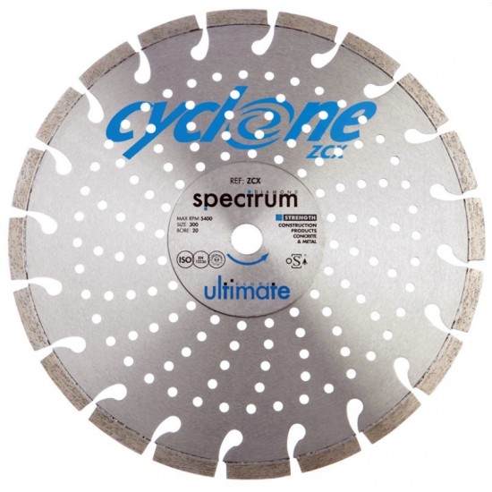 Spectrum ZCX 300mm Diamond Blade - 22.2mm Bore