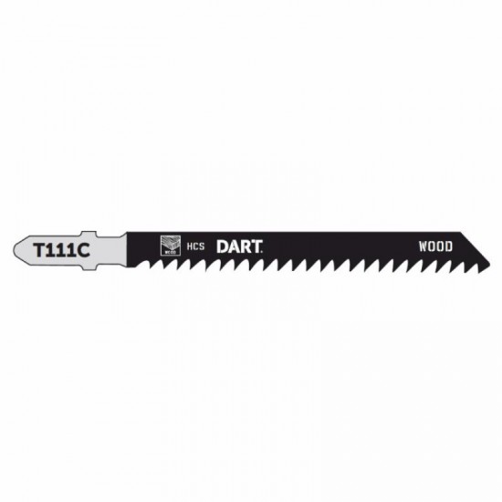 Dart 3110 T111C Wood Cutting Jigsaw Blade (Pack of 5)