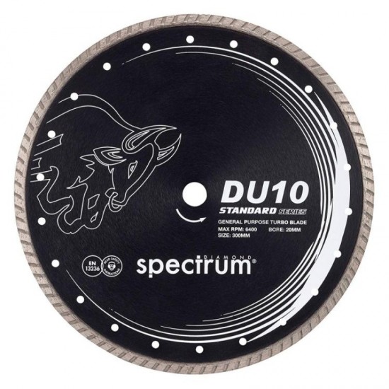 Spectrum DU10 300mm Diamond Blade - 20mm Bore