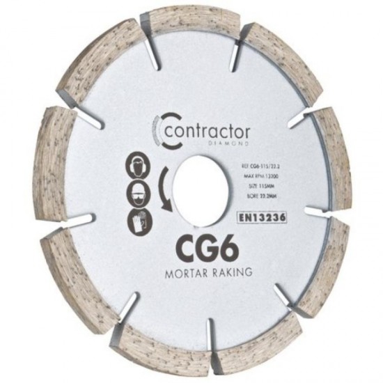 Spectrum CG6 115mm Diamond Blade - 22.2mm Bore