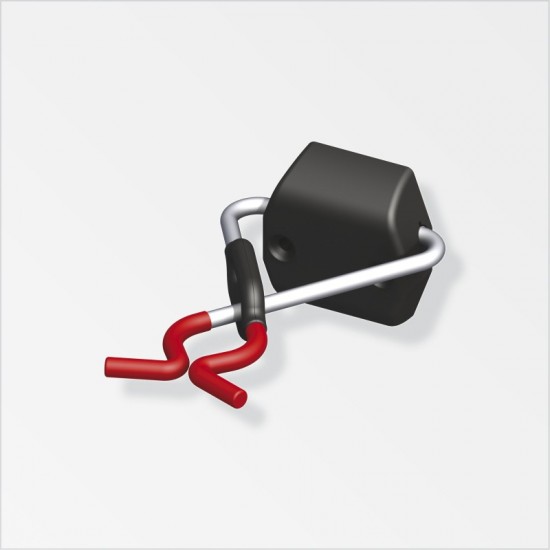 Steel Galv Coaxis X-Star Type Wall Hook Red ProSolve