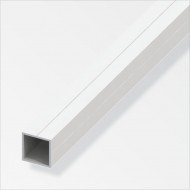 PVC Square Tube 23.5 X 1.5mm X 1m White ProSolve