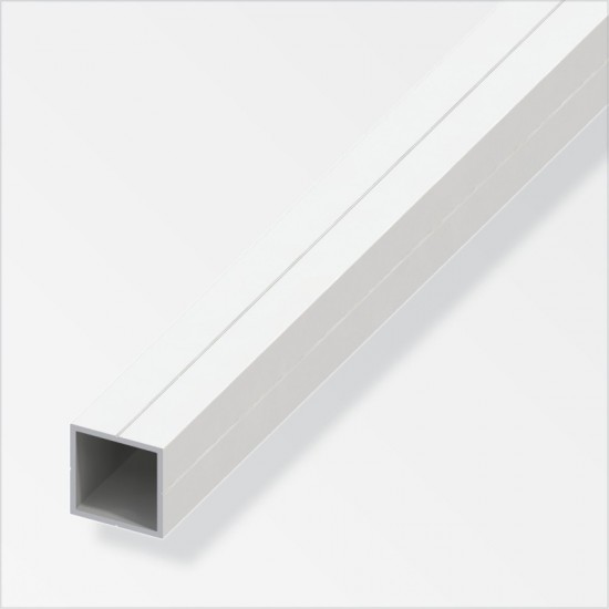 PVC Square Tube 23.5 X 1.5mm X 1m White ProSolve