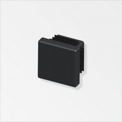 PVC Lamellar Square Plug 23.5mm Black (Pair) ProSolve