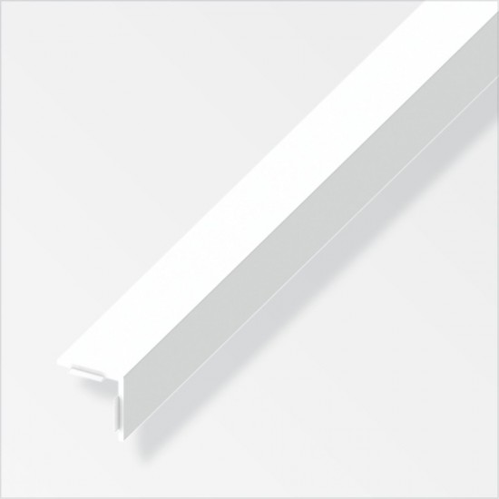 PVC Angle 20 X 20 X 1mm White With Adhesive ProSolve