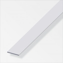 Silver Aluminium Flat Bar 15 X 2mm X 1m ProSolve