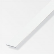 PVC Flat Bar 40 X 3mm X 1m White ProSolve
