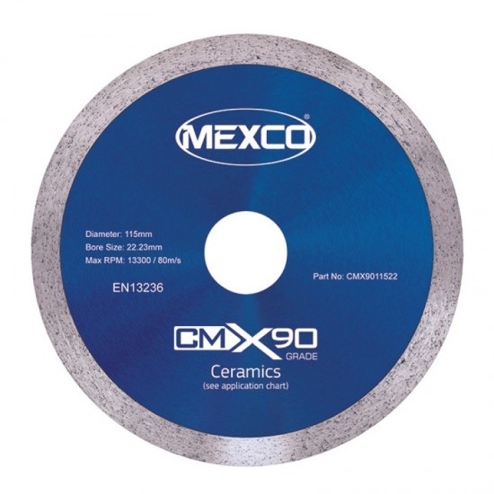Mexco CMX90 125mm Diamond Blade - 22.23mm Bore