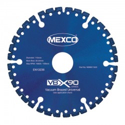 Mexco VBX90 300mm Diamond Blade - 20mm Bore