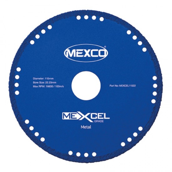 Mexco MEXCEL 125mm Diamond Blade - 22.23mm Bore