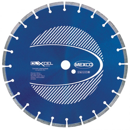 Mexco CLXCEL 350 x 12mm Diamond Looping Blade - 25.4mm Bore