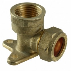 COMAP 35778 15mm Compression Back Plate Elbow