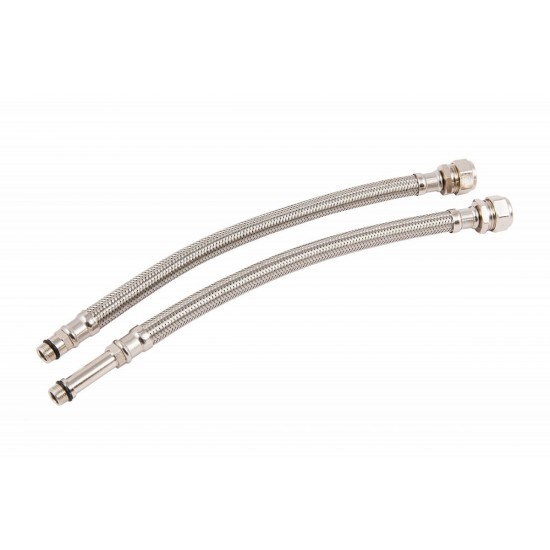 COMAP 28081 15mm Flexible Mono Tap Connector Pair 10mm Thread