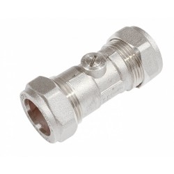 COMAP 24902 15mm Isolating Valve Chrome Compression