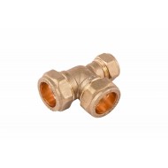 COMAP 35800 22mm x 22mm x 15mm Compression Unequal Tee