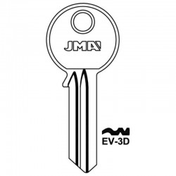 EVVA EV4 EV-3D Cylinder Key