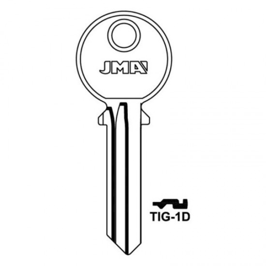 TG1 TIG-1D Cylinder Key