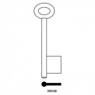 305/06 6G Pin Safe Bit Mortice
