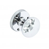 Chrome Victorian Round Mortice Door Knob