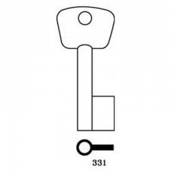 ERA 331 Big 6 Mortice Padlock Key Blank