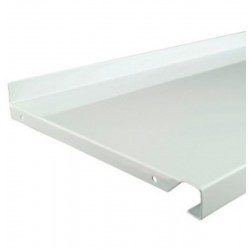 500mm x 610mm White Metal Shelf