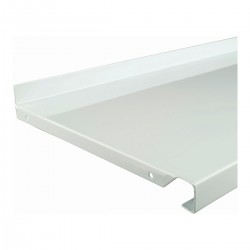 1000mm x 220mm White Metal Shelf