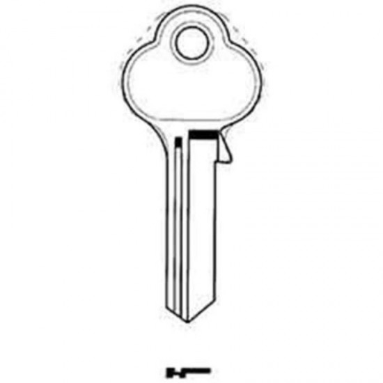 MS19 Master Cylinder Key Blank