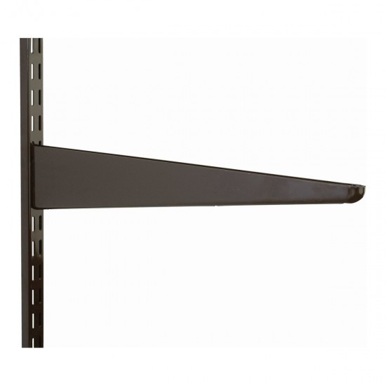 220mm Brown Twin Slot Shelving Bracket