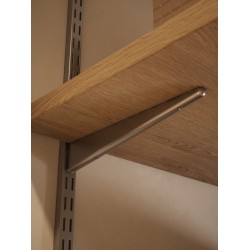 320mm Silver Twin Slot Shelving Bracket