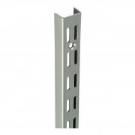 430mm Silver Twin Slot Upright