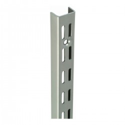 1220mm Silver Twin Slot Upright