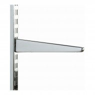 220m Chrome Twin Slot Shelving Bracket