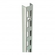 430mm Chrome Twin Slot Upright