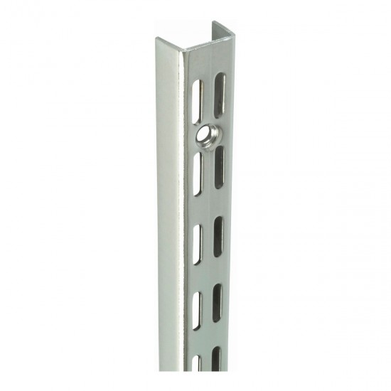 430mm Chrome Twin Slot Upright