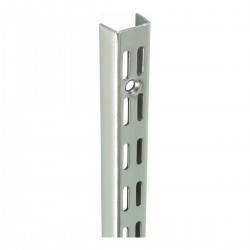 1980mm Chrome Twin Slot Upright