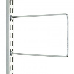Chrome Flexi Book Ends 250mm x 150mm