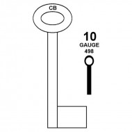 269/10 10G Pin Safe Keyblank